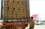 Xuất khẩu lô sầu riêng đầu tiên theo 'luồng xanh' qua cửa khẩu Hữu Nghị