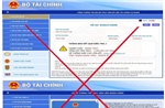 Cảnh báo lừa đảo, giả mạo Bộ Tài chính trên không gian mạng