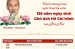 Chuỗi chương trình nghệ thuật kỷ niệm 136 năm Ngày sinh Chủ tịch Hồ Chí Minh tại Hà Nội