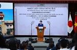 Thủ tướng Nhật Bản Takaichi Sanae phát biểu chính sách tại Đại học Quốc gia Hà Nội
