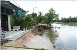 Đồng Tháp phê duyệt 3 dự án khẩn cấp khắc phục sạt lở bờ sông, kênh rạch