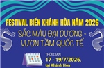 Festival Biển Khánh Hòa năm 2026: Sắc màu đại dương - Vươn tầm quốc tế