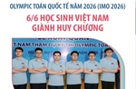 6/6 học sinh Việt Nam đoạt Huy chương tại Olympic Toán quốc tế (IMO) 2026