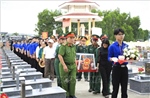 Truy điệu, an táng 5 hài cốt liệt sĩ tại xã Nghĩa Giang, Quảng Ngãi