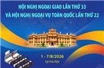 Hội nghị Ngoại giao lần thứ 33 và Hội nghị Ngoại vụ toàn quốc lần thứ 22