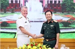 Đại tướng Nguyễn Tân Cương hội kiến Tư lệnh Bộ tư lệnh Thái Bình Dương (Hoa Kỳ)