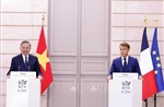 Tổng Bí thư, Chủ tịch nước Tô Lâm và Tổng thống Pháp Emmanuel Macron gặp gỡ báo chí