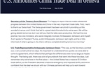 Nhà Trắng công bố thỏa thuận thương mại Mỹ - Trung
