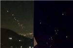 Video ghi cảnh tên lửa Iran dồn dập lao về phía các cơ sở quân sự của Mỹ ở Trung Đông