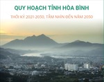 Quy hoạch tỉnh Hòa Bình thời kỳ 2021-2030, tầm nhìn đến năm 2050