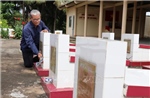 Cựu chiến binh tình nguyện chăm sóc nghĩa trang liệt sĩ