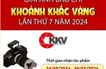 Giải ảnh báo chí Khoảnh Khắc Vàng lần thứ 7 năm 2024