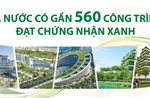 Cả nước có gần 560 công trình đạt chứng nhận xanh