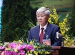 Chủ tịch Mặt trận Tổ quốc Việt Nam Đỗ Văn Chiến làm việc tại Thanh Hóa