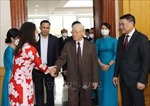 Tổng Bí thư Nguyễn Phú Trọng gặp mặt, chúc Tết tại Văn phòng Trung ương Đảng