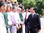 Chủ tịch nước Võ Văn Thưởng gặp mặt Đoàn đại biểu người có công với cách mạng tỉnh Vĩnh Long