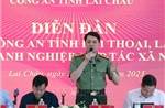 Công an Lai Châu đối thoại, lắng nghe ý kiến doanh nghiệp