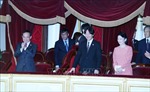 Hoàng Thái tử và Công nương Nhật Bản dự công chiếu vở opera Công nữ Anio