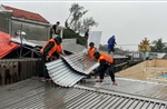 Dông lốc tại Thừa Thiên - Huế làm nhiều ngôi nhà bị tốc mái