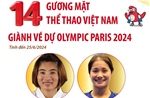 14 gương mặt thể thao Việt Nam giành vé dự Olympic Paris 2024 (tính đến 25/6/2024)