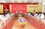 Đoàn khảo sát Hội đồng Lý luận Trung ương làm việc tại Nam Định