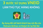 3 bước sử dụng VNeID làm thủ tục hàng không