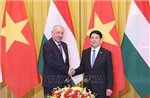 Chủ tịch nước Lương Cường hội đàm với Tổng thống Hungary