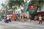Hiện tượng bùn trào trong thi công đường sắt đô thị đoạn Nhổn - ga Hà Nội đã được kiểm soát