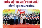 Đoàn Việt Nam xếp thứ nhất Giải vô địch Muay châu Á