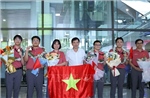 Đội tuyển Olympic Hóa học trở về trong niềm tự hào chiến thắng với trọn 4 HCV 