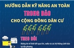Hướng dẫn kỹ năng an toàn TRONG bão cho cộng đồng dân cư