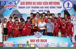 Lần đầu tiên tổ chức giải bóng đá sinh viên mở rộng