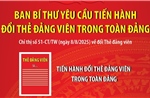 Ban Bí thư yêu cầu tiến hành đổi Thẻ đảng viên trong toàn Đảng