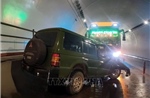 Xe giường nằm va chạm với xe 7 chỗ trong hầm Đèo Ngang khiến 2 người tử vong