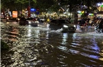 Cảnh báo ngập úng khu vực Hà Nội