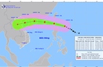 Siêu bão ​RAGASA đổi hướng với sức gió mạnh cấp 17, giật trên cấp 17