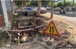 Nhếch nhác trong thi công dự án nâng cấp hạ tầng đường nội thị ở Đắk Lắk