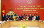 Thủ tướng trao Quyết định bổ nhiệm Phó Thủ tướng Chính phủ, Bộ trưởng nhiệm kỳ 2021 - 2026