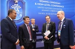 Các đại biểu đến dự Lễ mở ký Công ước Hà Nội