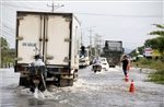 Lâm Đồng: Nhiều hộ dân và đường giao thông ngập sâu trong nước