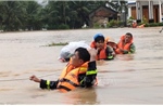 Khánh Hòa: Điều động lực lượng ứng cứu người dân bị ngập lụt