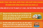 Khắc phục hậu quả, ổn định đời sống Nhân dân sau mưa lũ