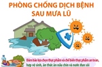 Phòng chống dịch bệnh sau mưa lũ