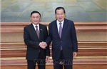 Thường trực Ban Bí thư hội kiến Chủ tịch CPP, Chủ tịch Thượng viện Campuchia