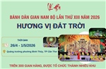 Lễ hội Bánh dân gian Nam Bộ lần thứ XIII năm 2026: Hương vị đất trời