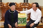 Trưởng Ban Tuyên giáo và Dân vận Trung ương Trịnh Văn Quyết tri ân các gia đình chính sách tại Tuyên Quang