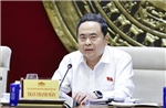 Chủ tịch Quốc hội Trần Thanh Mẫn chủ trì họp rà soát hệ thống văn bản quy phạm pháp luật