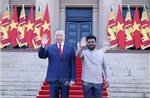 Lễ đón Tổng Bí thư, Chủ tịch nước Tô Lâm thăm cấp Nhà nước Sri Lanka
