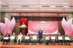 Tổng Bí thư, Chủ tịch nước dự Lễ trao tặng Huy hiệu Đảng cho đảng viên lão thành của Đảng bộ Hà Nội