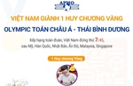 Việt Nam giành 1 Huy chương Vàng Olympic Toán châu Á - Thái Bình Dương